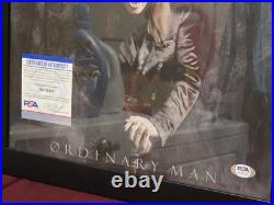 Ozzy Osbourne Ordinary Man Signed Vinyl Flat LP Album Cover PSA COA (Framed)
