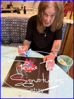 Ozzy Osbourne Signed Black Sabbath Paranoid Album Vinyl Autograph Beckett