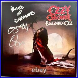 Ozzy Osbourne Signed Blizzard Of Ozz Album Vinyl Record Autograph JSA COA