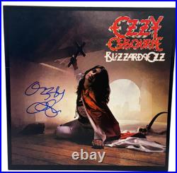 Ozzy Osbourne Signed Blizzard of Ozz Album Vinyl Autograph Beckett Witness