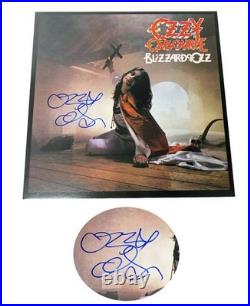 Ozzy Osbourne Signed Blizzard of Ozz Album Vinyl Autograph Beckett Witnessed