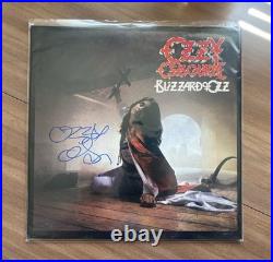 Ozzy Osbourne Signed Blizzard of Ozz Album Vinyl Autograph Beckett Witnessed