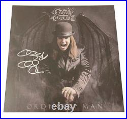 Ozzy Osbourne Signed Ordinary Man Album Vinyl Autograph Beckett Witness Coa