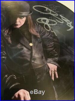 Ozzy Osbourne Signed Picture Vinyl Album Ordinary Man Proof 2020 Flyer Amoeba