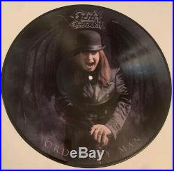 Ozzy Osbourne Signed Picture Vinyl Album Ordinary Man Proof 2020 Flyer Amoeba