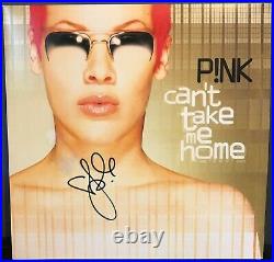 P! Nk (pink) signed Can't Take Me Home 12 lp album COLORED VINYL