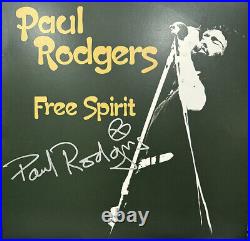 PAUL RODGERS FREE SPIRIT Signed Triple Vinyl Record Album
