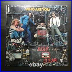 PETE TOWNSHEND signed vinyl album THE WHO WHO ARE YOU PROOF 1
