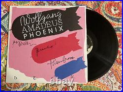 PHOENIX SIGNED AUTOGRAPH TI AMO VINYL RECORD ALBUM LP THOMAS MARS +3 with PROOF