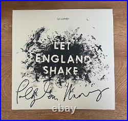 PJ HARVEY signed vinyl album LET ENGLAND SHAKE POLLY JEAN