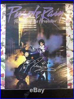 PRINCE & THE REVOLUTION-Autographed PURPLE RAIN Album-Warner Bros. Withvinyl