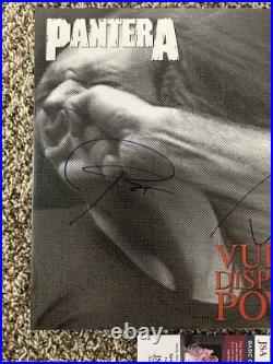 Pantera Vulgar Display of Power Signed Autographed Vinyl Album JSA COA