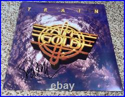 Pat Monahan Signed Vinyl Album Train AM Gold With Proof