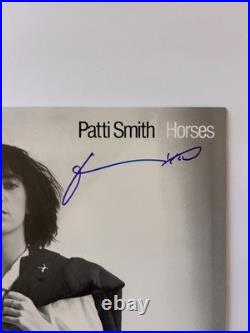 Patti Smith Signed Horses Album Vinyl Easter Wave Singer Author Painter Bas