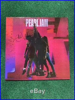 Pearl Jam Ten Eddie Vedder Signed Vinyl Album JSA LOA Autograph