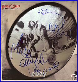 Pearl Jam full band x 6 signed RVM Vinyl Record Album vedder +5 Beckett BAS coa
