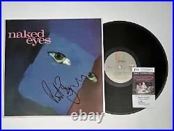 Pete Byrne Naked Eyes Signed Autograph Burning Bridges Vinyl Album Lp +jsa Coa