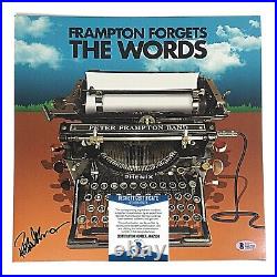 Peter Frampton Signed Album Forgets The Words Vinyl Record Beckett Autograph COA