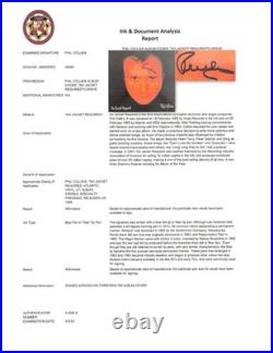 Phil Collins No Jacket Required Signed Album
