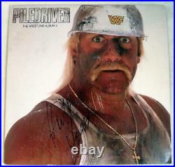 Piledriver The Wrestling Album II 12 Album LP Signed Autographed by Hulk Hogan