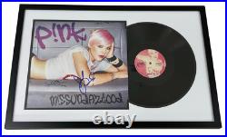 Pink Signed Missundaztood Lp Framed Album Vinyl Authentic Autograph Beckett