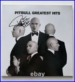 Pitbull Signed'greatest Hits' Vinyl Record Album Lp Mr. Worldwide 305 Jsa Coa