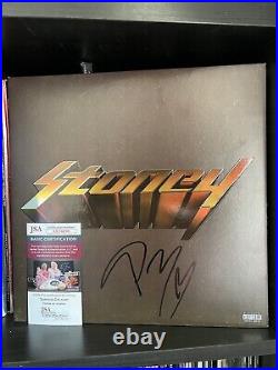 Post Malone Signed Stoney Album Vinyl Lp Jsa Coa