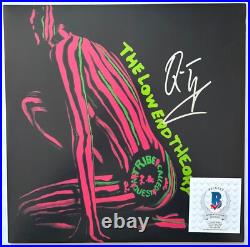 Q Tip Q-tip Signed A Tribe Called Quest Atcq Low End Theory Vinyl Album Bas