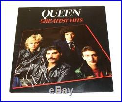 QUEEN DRUMMER ROGER TAYLOR SIGNED'GREATEST HITS' ALBUM VINYL RECORD LP withCOA
