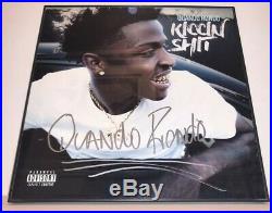 Quando Rondo Signed Vinyl Size Album Cover Poster Autograph Rapper Nba Youngboy