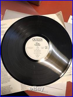 Queen Autographed The Game Vinyl Album Record Freddie Mercury