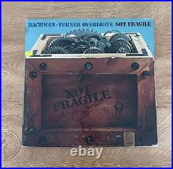 RANDY BACHMAN signed vinyl album BACHMAN TURNER OVERDRIVE NOT FRAGILE