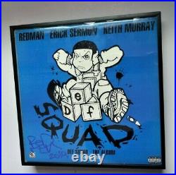 REDMAN Hip Hop SIGNED + FRAMED Def Squad The Album Vinyl Record