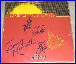 REO Speedwagon Authentic Band Signed Record Album Vinyl LP Autographed