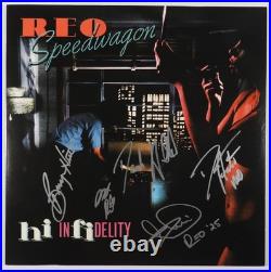 REO Speedwagon JSA Fully Signed Autograph Album Vinyl Record