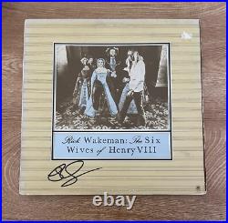 RICK WAKEMAN signed vinyl album THE SIX WIVES OF HENRY VIII