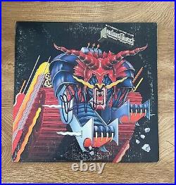 ROB HALFORD signed vinyl album JUDAS PRIEST DEFENDERS OF FAITH 1