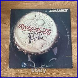 ROB HALFORD signed vinyl album JUDAS PRIEST ROCKA ROLLA 1
