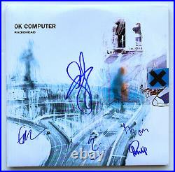 Radiohead Autographed Vinyl Record Album signed by 5 Thom Yorke Beckett BAS COA