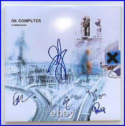 Radiohead Autographed Vinyl Record Album signed by 5 Thom Yorke Beckett BAS COA
