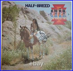 Rare CHER Signed Original HALF BREED Vinyl Album LP MCA-2104 Beautiful JSA & BAS