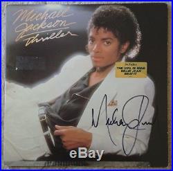 Rare Collectible Autograph Signed Michael Jackson Vinyl LP Album