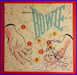 Rare David Bowie Autographed Let'S Talk 1983 Promo Vinyl Album Signed With Proof