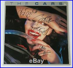 Ric Ocasek THE CARS Signed Autograph The Cars S/T Album Vinyl LP by All 5 Orr