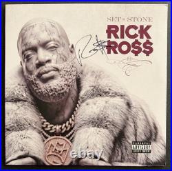 Rick Ross Signed Set In Stone Vinyl Record Album Lp The Boss Jsa Coa