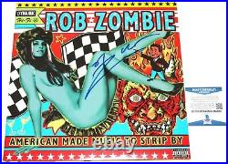 Rob Zombie Signed American Made Music. Vinyl Record Album Lp Beckett Coa Bas