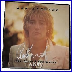 Rod Stewart Signed Foot Loose & Fancy Free Vinyl Record Album Autograph BAS COA