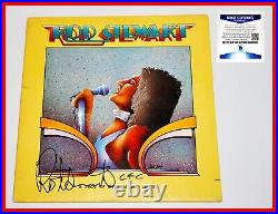 Rod Stewart Signed Shot Of Rhythm And Blues Record Album Lp Vinyl Beckett Psa
