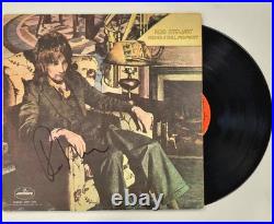 Rod Stewart signed Never a Dull Moment Vinyl Album Cover autograph Beckett BAS