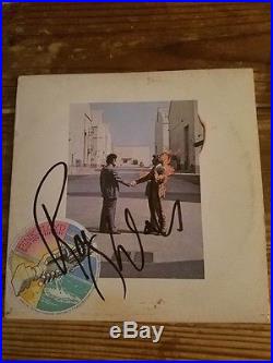 Roger Waters Pink Floyd Autographed/signed Original Vinyl Album Wish You Were He